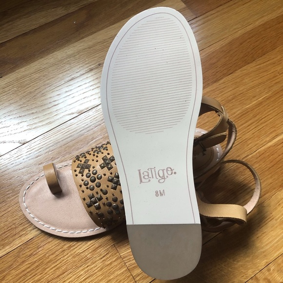 🌼Embellished Leather Ankle Strap Sandal🌼 - Picture 7 of 13